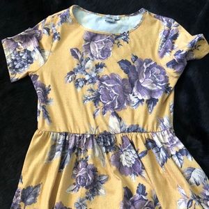 ASOS floral midi dress